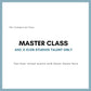 AHC x Icon Studios Talent ONLY - Master Class with Alyson Horn
